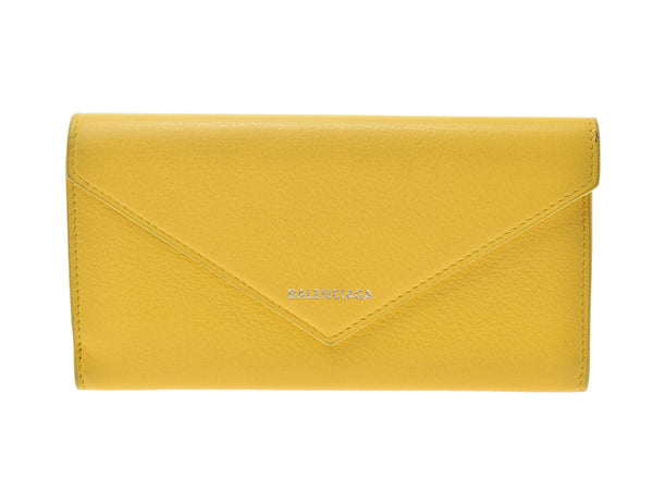 Barenciaga: Head of paper, wallet, yellow Ladies A rank, BALENCIAGA, a used silver storehouse.
