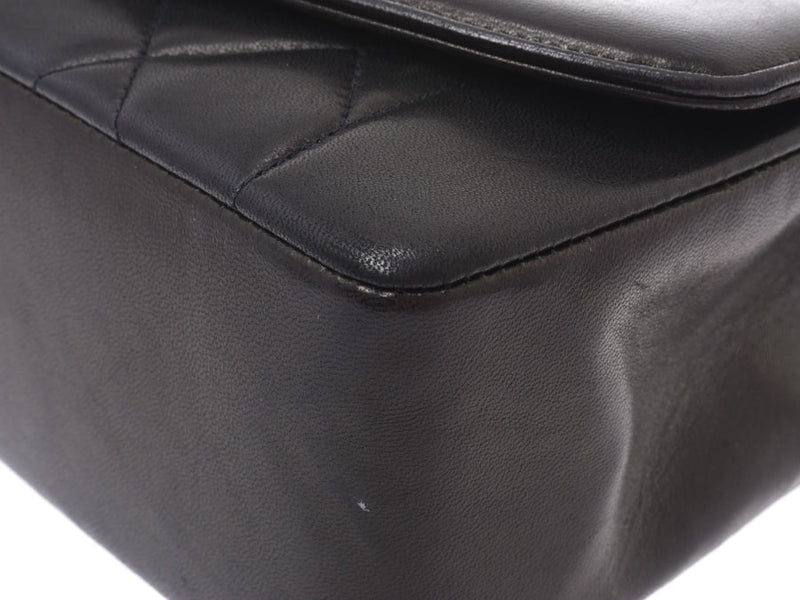 Chanel Matrasse Chain Shoulder Bag Diana Black G Hardware Ladies Lambskin AB Rank CHANEL Gala Used Ginzo