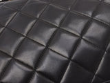 Chanel Matrasse Chain Shoulder Bag Diana Black G Hardware Ladies Lambskin AB Rank CHANEL Gala Used Ginzo