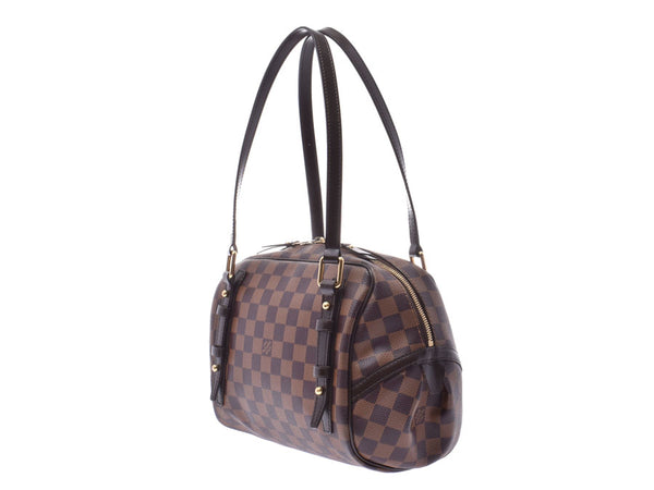 Louis Vuitton, Damie, and Livington Brown N41157, the Ladies Handbag, A Rank, LOUIS VUITTON, used in silver.