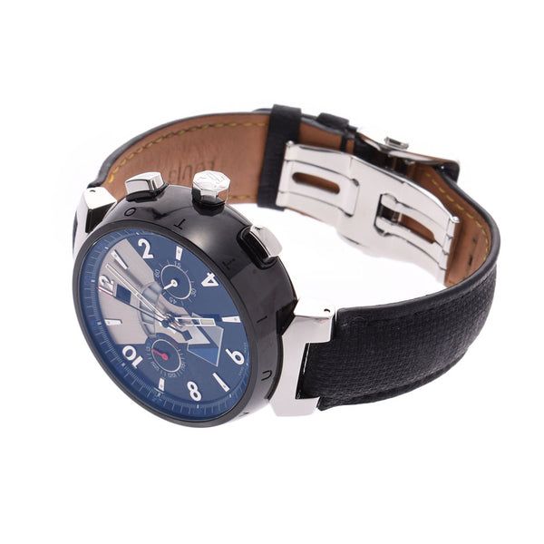 Louis Vuitton tambour Regatta Chrono LV cup SS (PVD) / Leather Watch