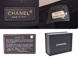 Chanel Mademoiselle Vintage Chain Shoulder Bag Beige/Black G Hardware Ladies Leather A Rank CHANEL Box Gala Used Ginzo