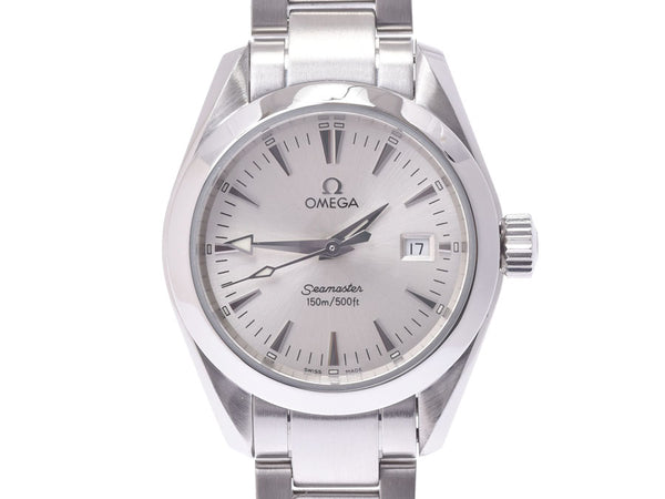 欧米茄（Omega）Seamaster Aqua Terra银表盘2577.30女士腕表石英观看OMEGA Box Gala二手Ginzo