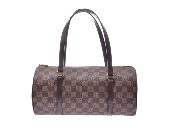 Louis Vuitton Damier Papillon GM Brown N51303 Women's Genuine Leather Handbag A Rank Beauty LOUIS VUITTON Pouch Used Ginzo