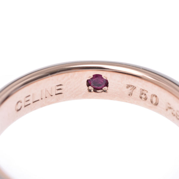 Celine Celine rogue 1p Ruby 12 ladies PT900 platinum k18pg ring ring