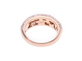 Star Jewelery Ring #13 Ladies K18PG Diamond 1.30ct 6.2g Ring A Rank Good Condition STAR JEWELRY Used Ginzo
