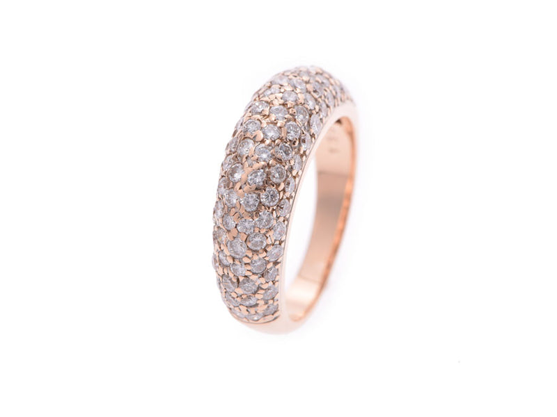 Star Jewelery Ring #13 Ladies K18PG Diamond 1.30ct 6.2g Ring A Rank Good Condition STAR JEWELRY Used Ginzo