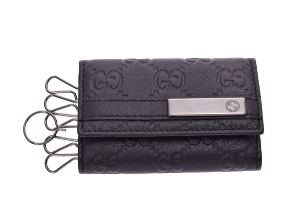 Guccitssima 6. Keycase Black SV: Menz Ladies Ladies Curf: New Gucecap Box