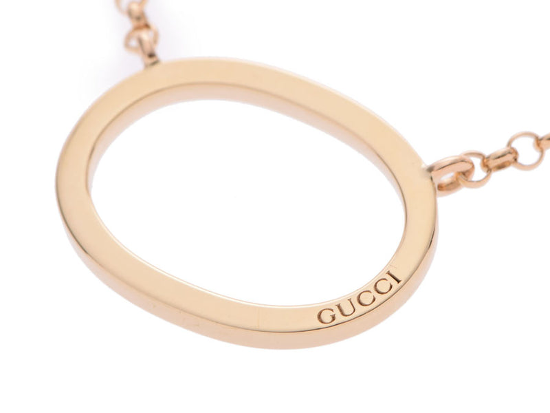 Gucci Circle Necklace Beetop Ladies YG 11.1g A Rank Good Condition GUCCI Used Ginzo