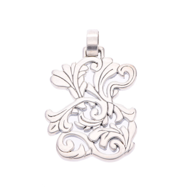 925 other TOUS canes flower motif Lady's silver pendant top AB ranks used silver storehouse
