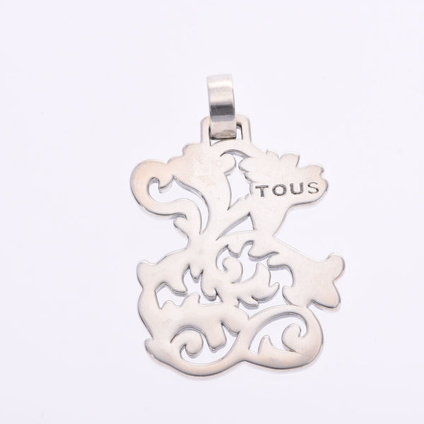 925 other TOUS canes flower motif Lady's silver pendant top AB ranks used silver storehouse