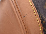 Louis Vuitton Monogram Mini Monsuri Brown M51137 Women's Genuine Leather Backpack B Rank LOUIS VUITTON Used Ginzo