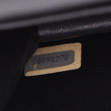 香奈儿链子肩膀推锁黑色黄金金属配件女士鳄鱼肩包A级二手Ginzo