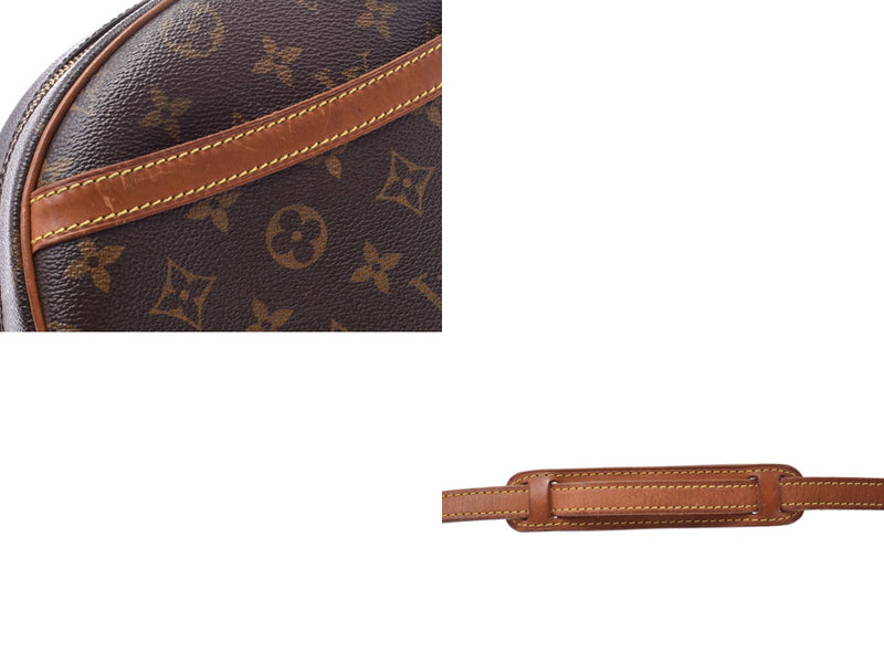 Louis Vuitton monogram blower brown M51221 Lady's real leather shoulder bag B rank LOUIS VUITTON used silver storehouse