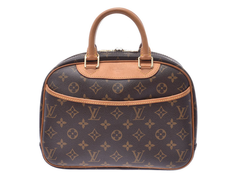 ルイヴィトン モノグラム トゥルーヴィル ブラウン M42228 レディース メンズ 本革 ハンドバッグ Bランク LOUIS VUITTON 中古 銀蔵