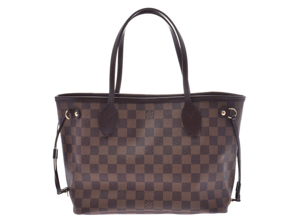 Louis Vuitton, Damie, Neverful PM, Brown N51109, hand leather, handbag, A rank, LOUIS VUITTON, used in silver.