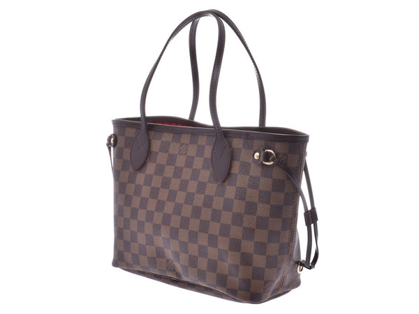 Louis Vuitton, Damie, Neverful PM, Brown N51109, hand leather, handbag, A rank, LOUIS VUITTON, used in silver.