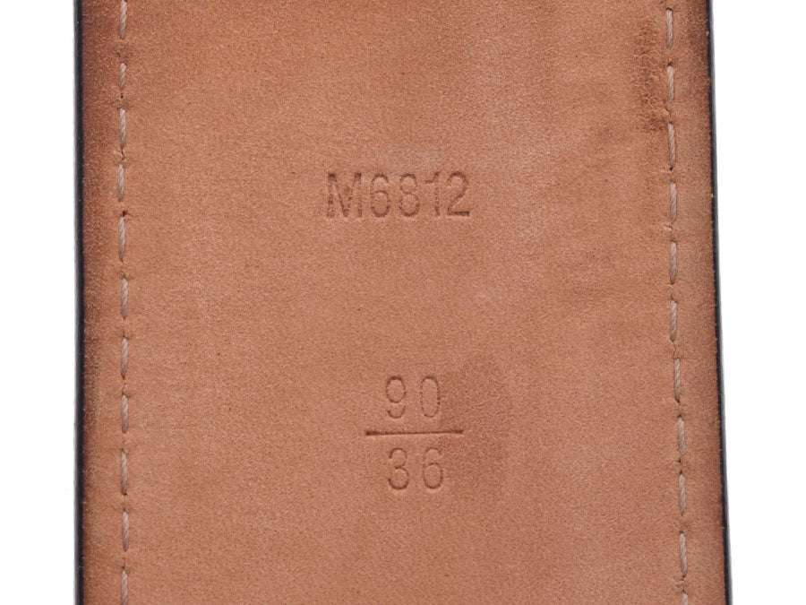 ルイヴィトン サンチュール ジーンズ サイズ90cm 黒 M6812T メンズ 本