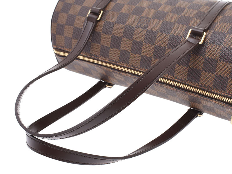 Louis Vuitton Damier Papillon 30 Brown N51303 Women's Genuine Leather Handbag A Rank LOUIS VUITTON Pouch Used Ginzo