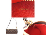 Louis Vuitton Damier Papillon 30 Brown N51303 Women's Genuine Leather Handbag A Rank LOUIS VUITTON Pouch Used Ginzo