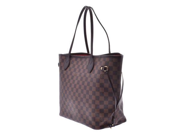 ルイヴィトンダミエネヴァーフル MM brown N51105 old model Lady's real leather bag A rank beauty product LOUIS VUITTON used silver storehouse