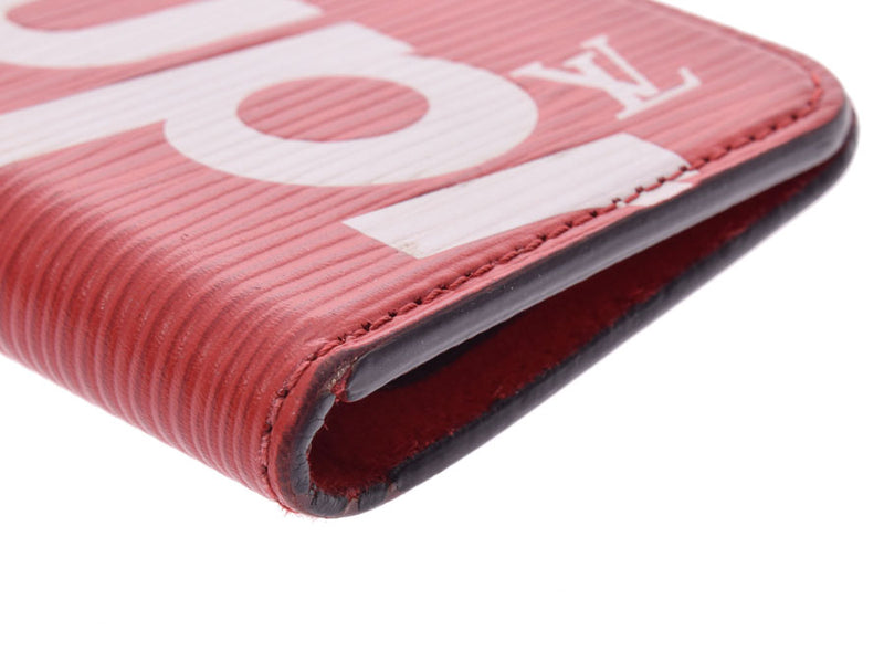 Louis Vuitton x Supreme iPhone 7 Folio Epi - Red Phone Cases