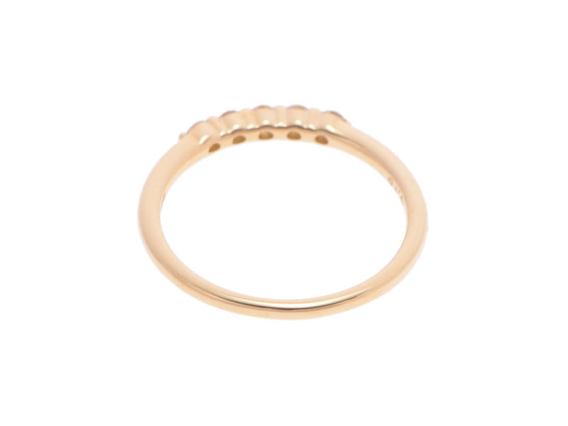 AHKAH阿克尔钻石0.10CT小指戒指第3号女装K18YG环戒指等级使用银