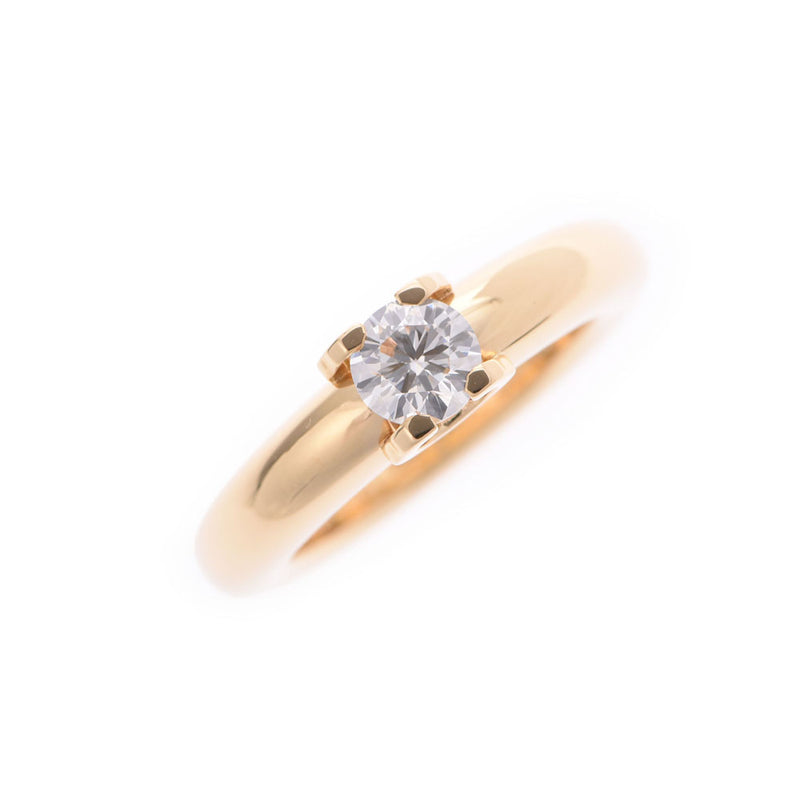 Cartier Solitaire Cartier Solitaire Cartier Diamond 18K Yellow Gold Diamond Ring