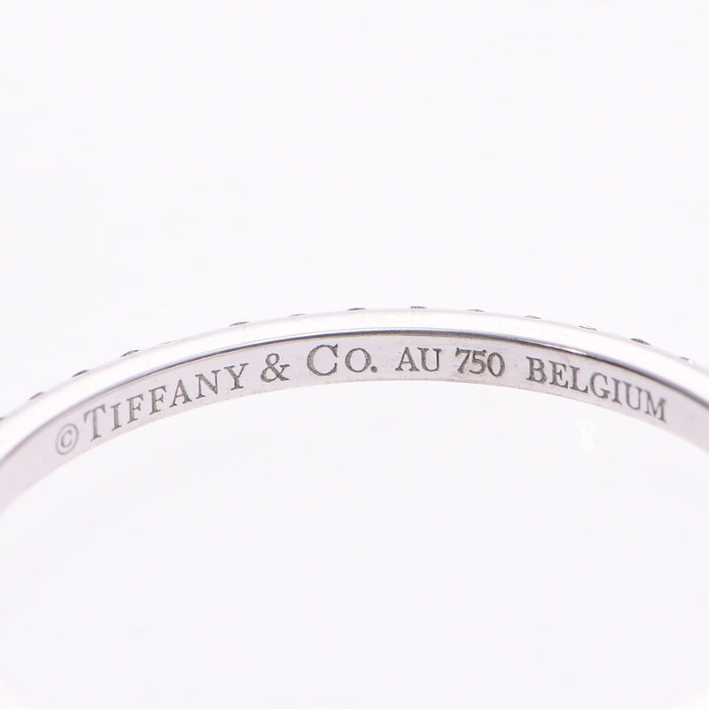 TIFFANY&Co. ティファニーTワイヤーリング 
 レディース K18ホワイトゴールド フルダイヤ リング・指輪
 13号 
 中古