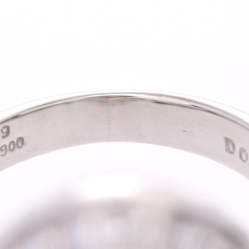 その他 赤珊瑚 ダイヤ0.80ct 9号 レディース Pt900プラチナ リング・指輪 Aランク 中古 銀蔵