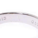 14.5 Ladies Pt900 Platinum Species Diamond Net 0.913ct Diamond 0.12ct Ring Ring A-Class A-Rank used silver