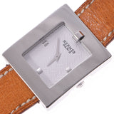 HERMES Hermes Belt Watch Women's SS/Leather Watch BE1.210 Used