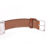 HERMES Hermes Belt Watch Women's SS/Leather Watch BE1.210 Used