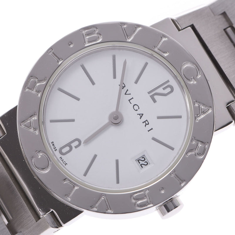 BVLGARI Bvlgari Bvlgari 26 BB26SS Ladies SS Watch Quartz White Dial A Rank Used Ginzo