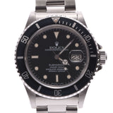 ROLEX Rolex Submariner 16800 Men's SS watch automatic winding spider (black) Dial AB rank used Ginzo