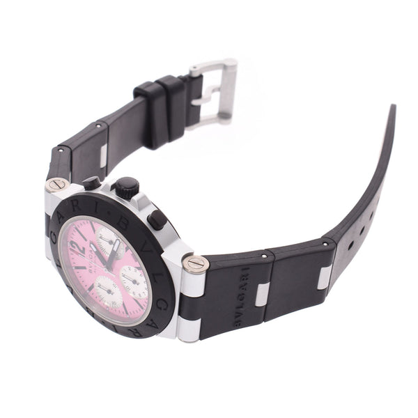 宝格丽宝格丽38计时码表意大利有限男装铝/橡胶手表ac38ta使用