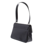 Salvatore Ferragamo Ferragamo Black Silver Hardware Ladies Calf One Shoulder Bag Used