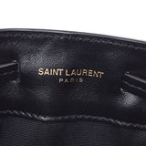 SAINT LAURENT サンローランタリサバケット 
 黒/マルチカラースタッズ レディース スウェード ショルダーバッグ
 
 中古