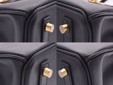 HERMES エルメスバーキン30 
 黒×ゴールド金具 D刻印(2019年頃)刻印 レディース ヴォーエプソン ハンドバッグ