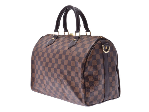 Louis Vuitton Louis Vuitton Damier speedy band Rio 30 now brown n41367 Womens Book leather 2WAY Handbag NEW