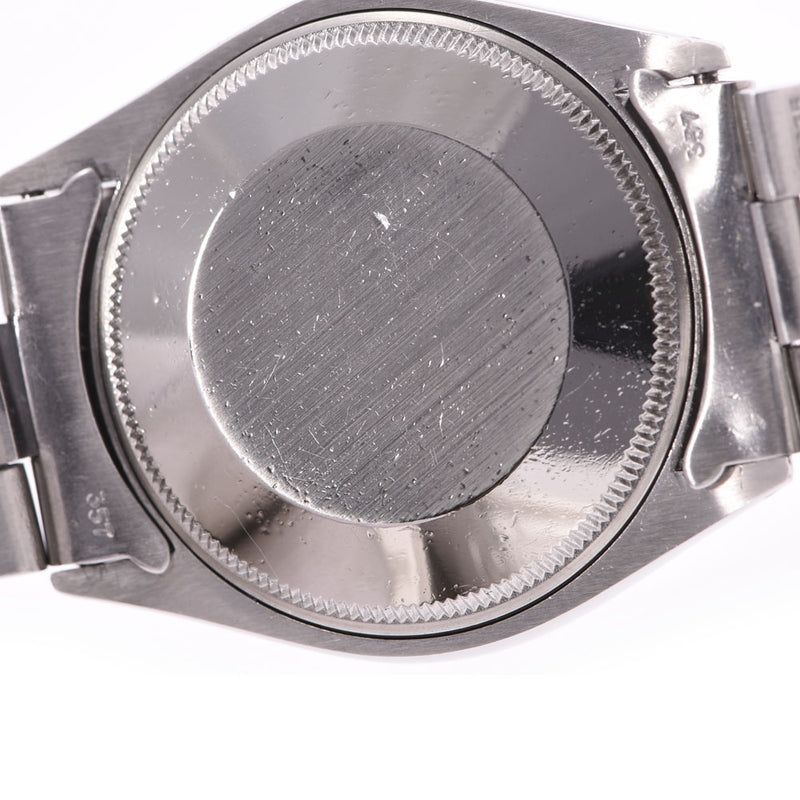 ROLEX Rolex air King antique 5500 men's SS watch self-winding watch blue clockface B rank used silver storehouse