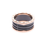 BVLGARI Burghali B-ZERO ring #64 black unsex PG ring ring 22.5 second-hand