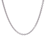 BVLGARI Bruggali Chain Necklace, Unisex K18WG necklace A-Rank, Chuko-no-kyozo