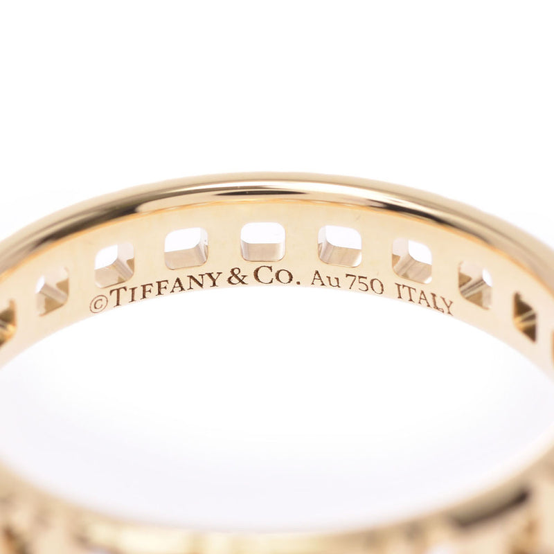 ⚪︎Tiffany\u0026Co.ティファニー バンド リング 750 YG750 10