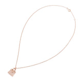 Hermes Birkin Necklace Womens K18 Pink Gold Diamond Necklace