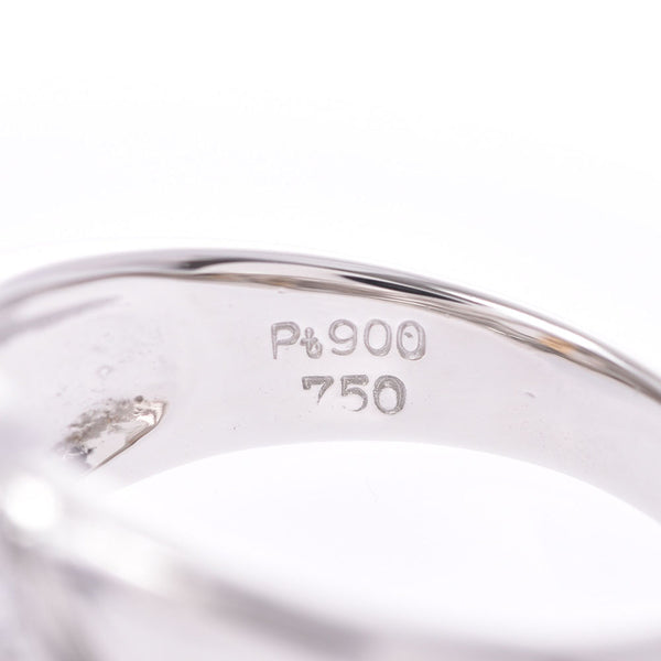 CELINE Celine Ladies PT900/K18/Diamond Ring/Ring 10.5 Used
