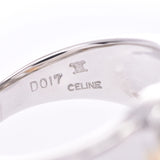 CELINE セリーヌ 
 レディース PT900/K18/ダイヤ リング・指輪
 10.5号 
 中古
