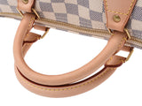 Louis Vuitton Damier speedy 30 white n41533 Unisex handbag a rank Silver