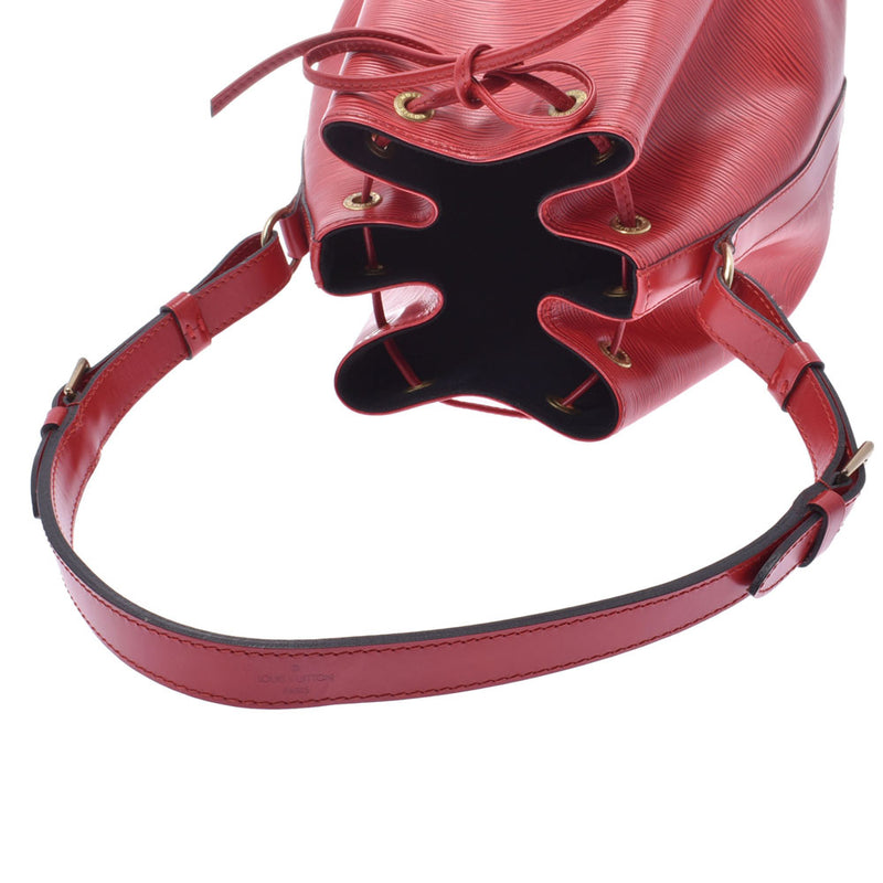 Louis Vuitton Petit Noe 14127 Red Ladies Epi Leather Shoulder Bag M44107 LOUIS VUITTON Used