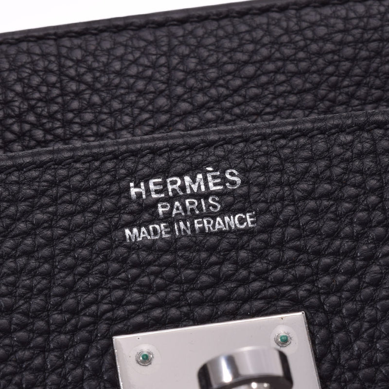 HERMES エルメスバーキン35 
 黒 シルバー金具 □H刻印(2004年頃)刻印 レディース トゴ ハンドバッグ
 
 中古